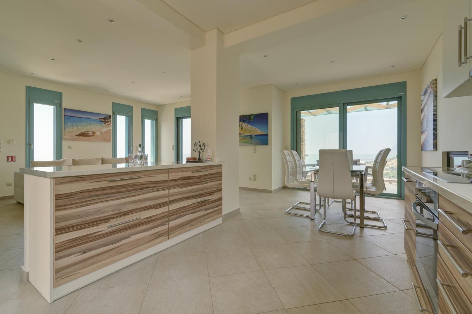 Ouzo Panoramic Houses 2, With Private Pool Plomari Esterno foto