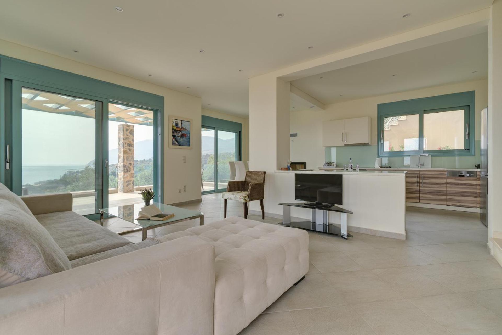 Ouzo Panoramic Houses 2, With Private Pool Plomari Esterno foto