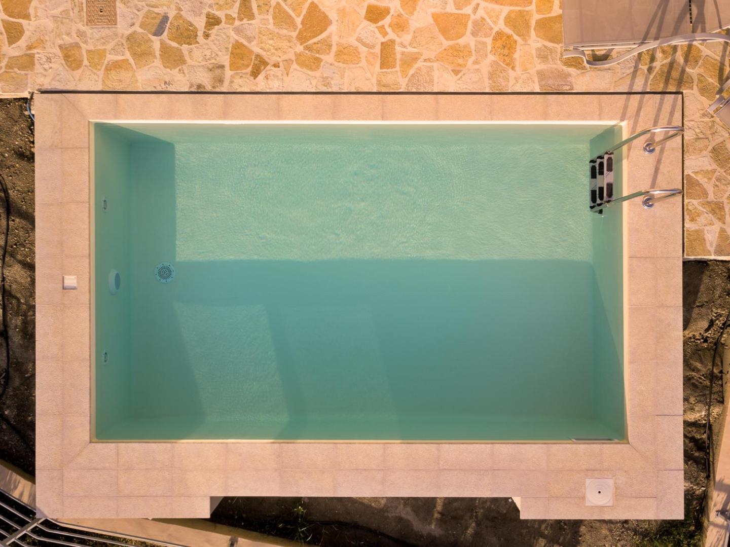 Ouzo Panoramic Houses 2, With Private Pool Plomari Esterno foto